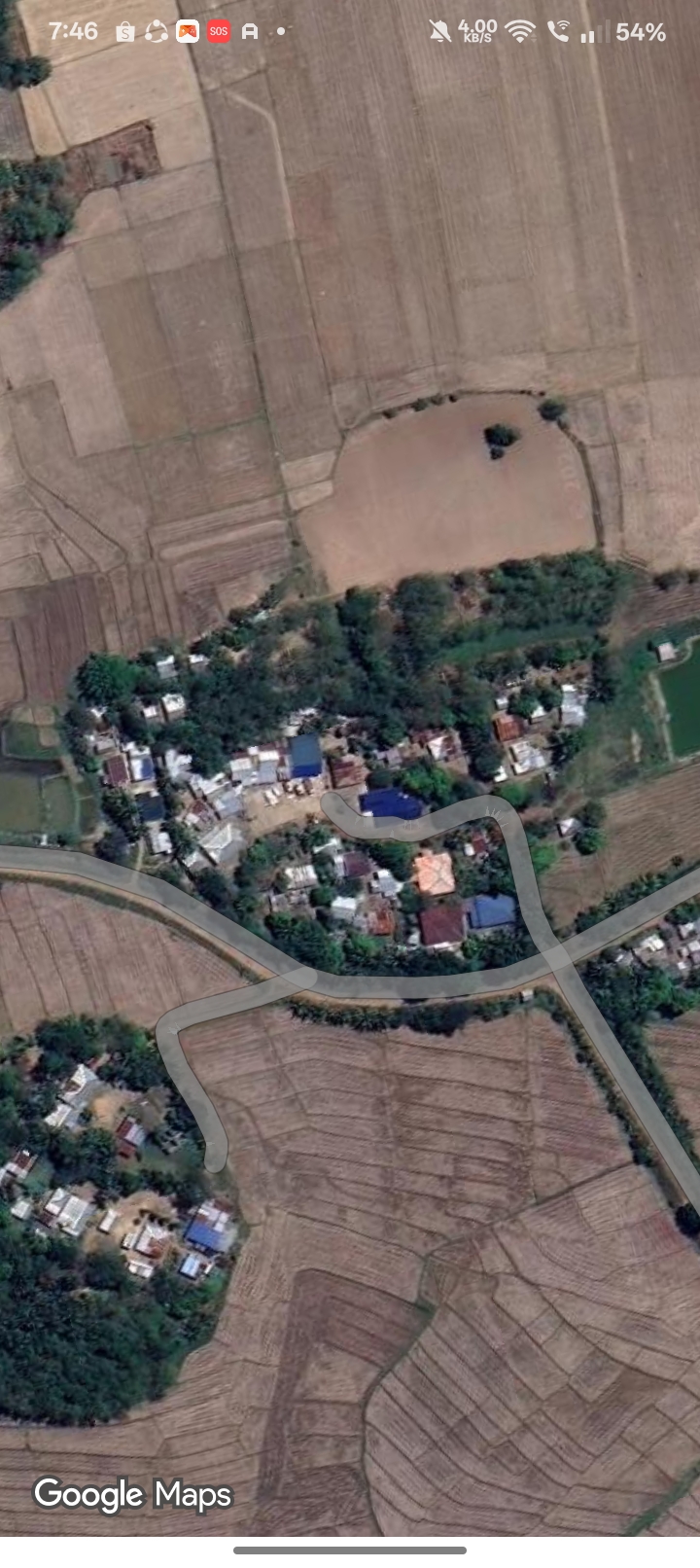 Google Map of Dangan Reina Mercedes, Isabela